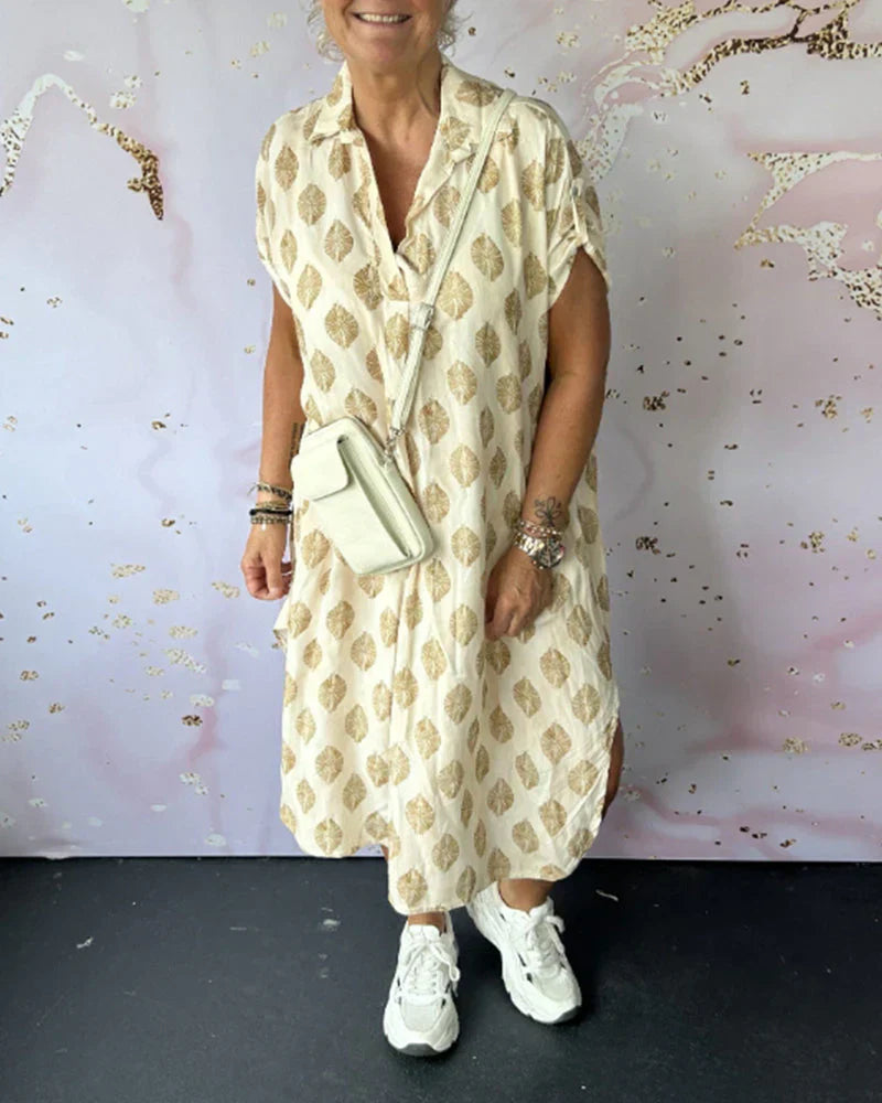 Elena – Klänning med mönster