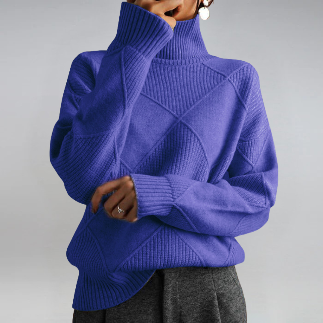 Selvia | Lyxig Turtleneck Tröja