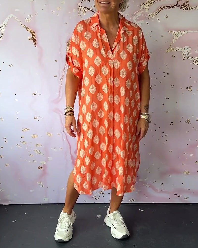 Elena – Klänning med mönster