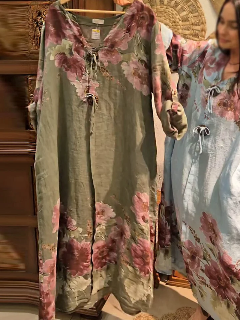 Elsa – Klänning med blommor