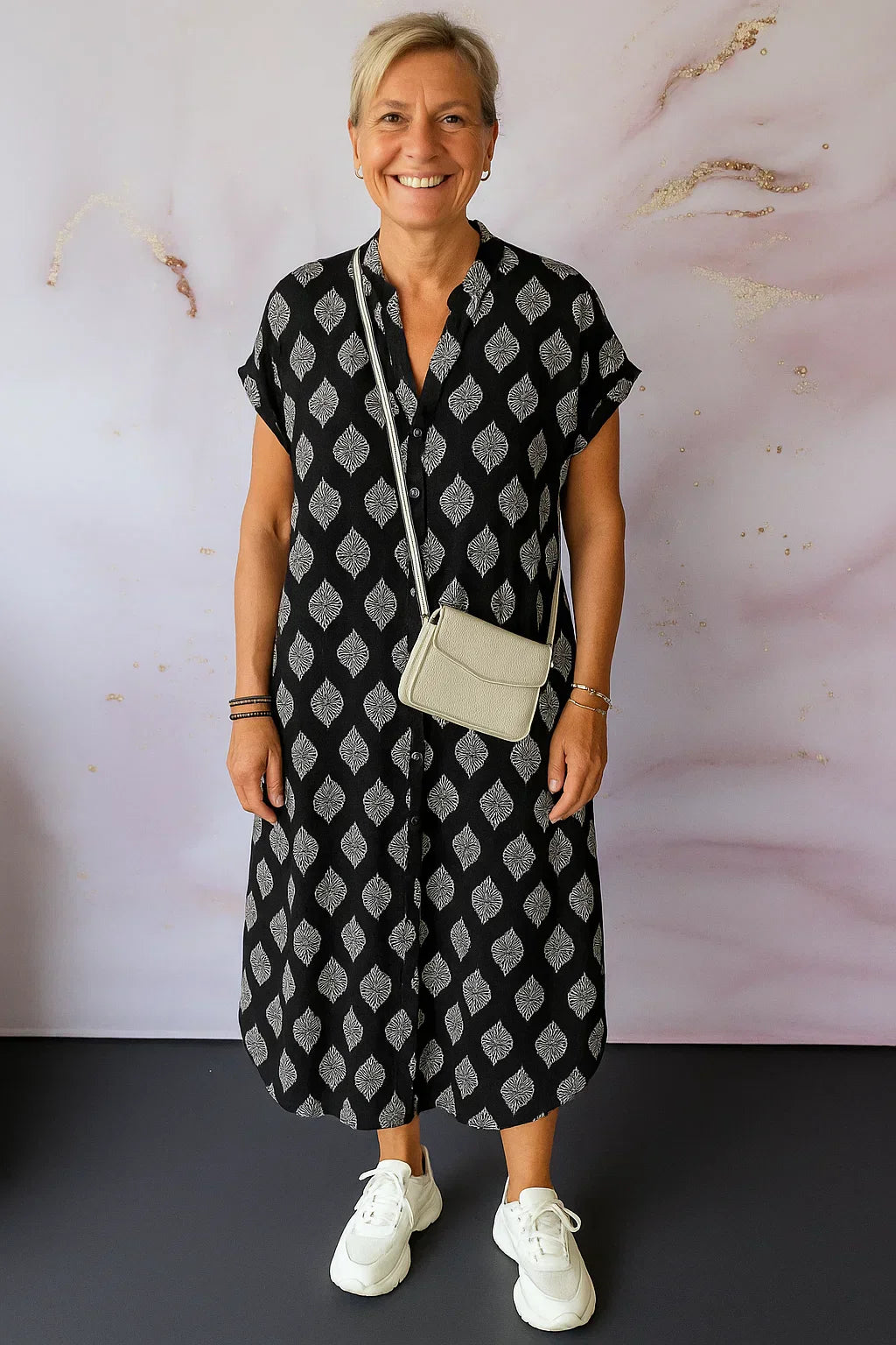 Elena – Klänning med mönster