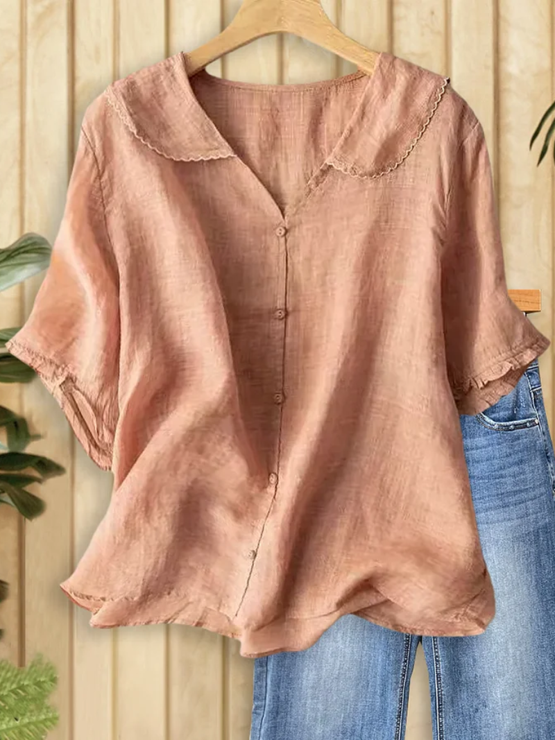 Eva – Blus med knapplåsning