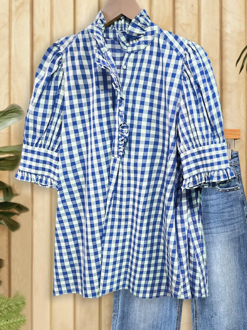 Lotta – Blus med knapplås