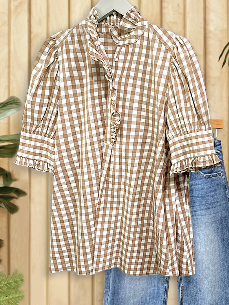 Lotta – Blus med knapplås