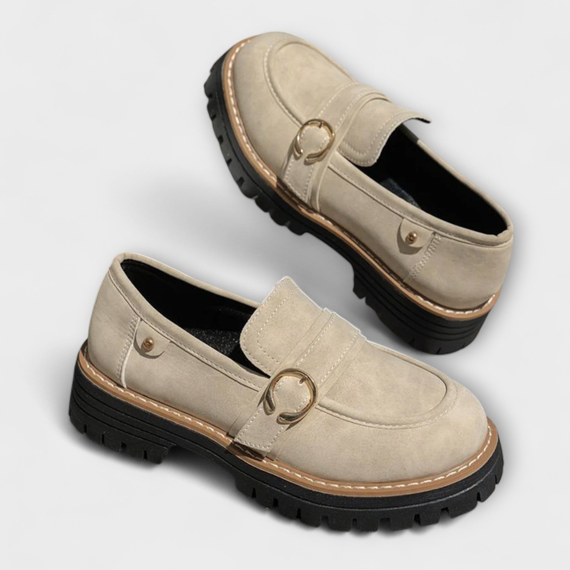 Lora – Casual Loafers med Rund Tå
