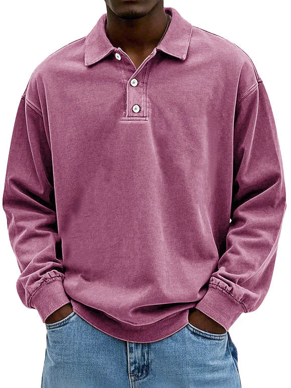Matteo™ Herrpolo med långa ärmar