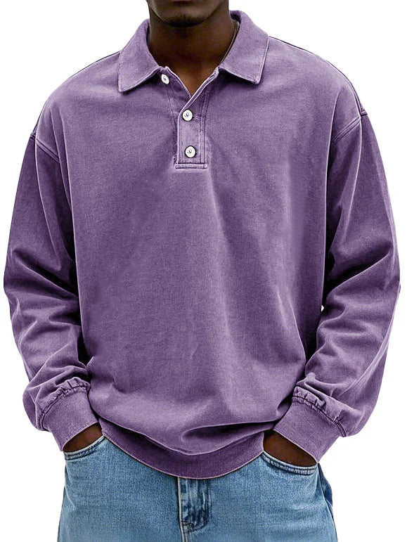 Matteo™ Herrpolo med långa ärmar
