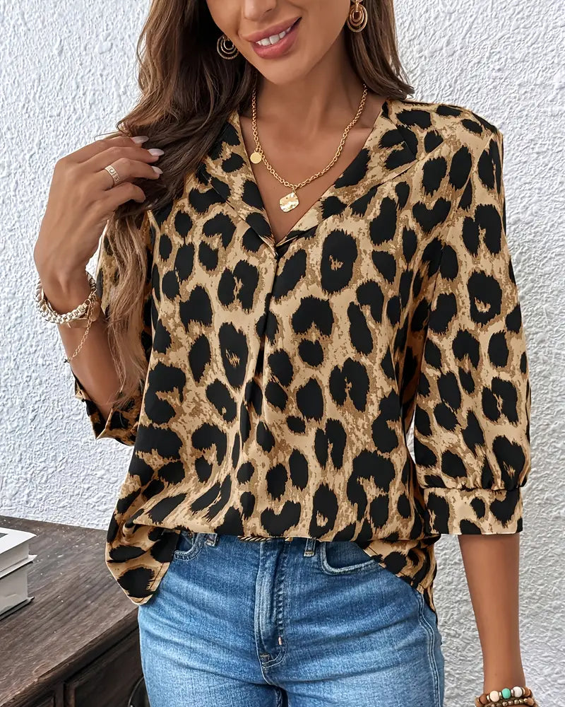 Mara – Blus med tryck