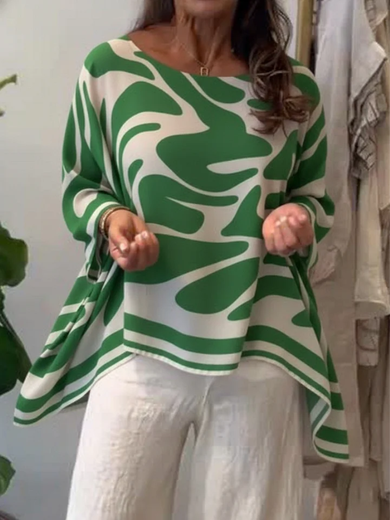 Laura – Top med tryck