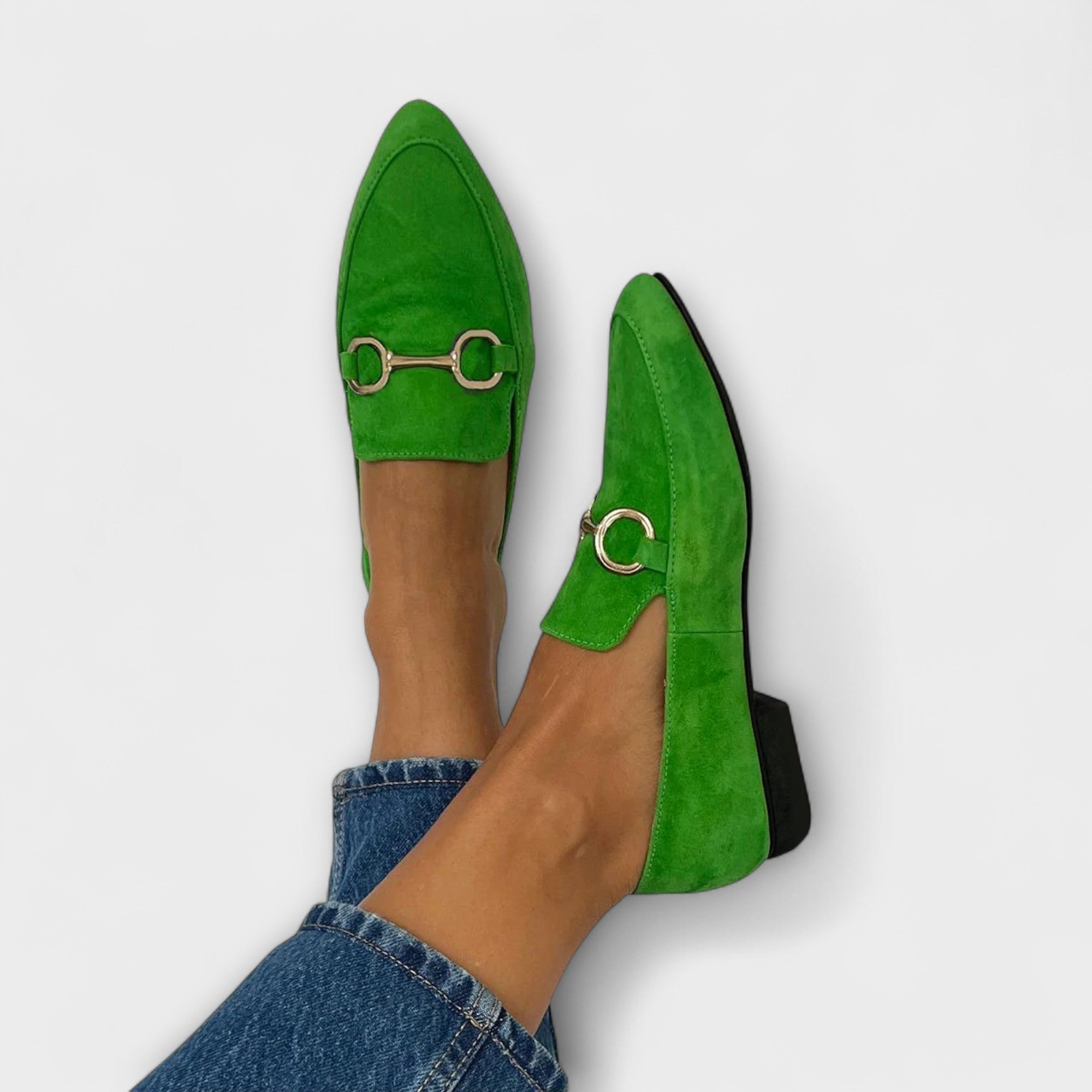 Kaia – Spetsiga insteg ballerina